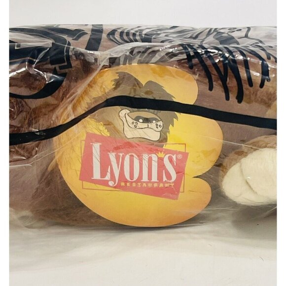 Lyon’s Restaurant Plush Lion 7” Roary Mascot Vintage 1999 Rare Memorabilia - Picture 4 of 5